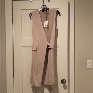 Tan theory wrap vest